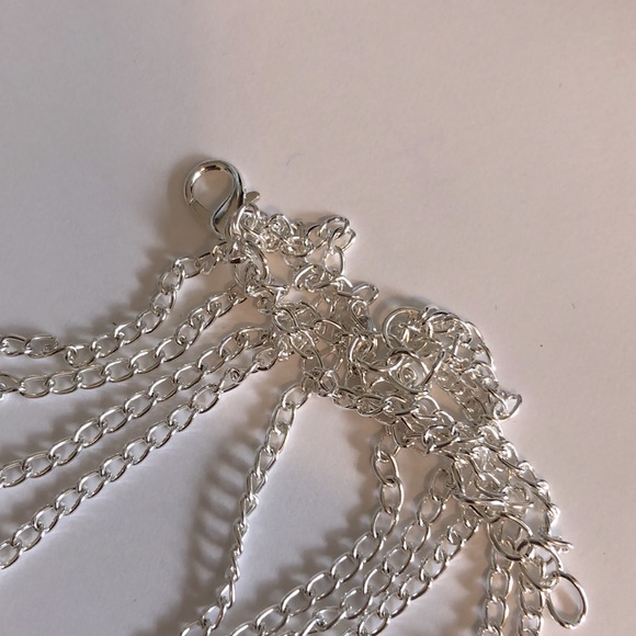 Set of 2- Boho Silver/Turquoise Barefoot Sandal Anklet - Picture 10 of 10